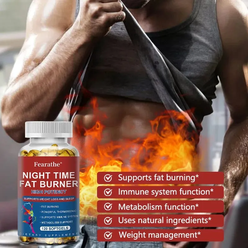 Nighttime Fat Burner - Helps Promote Metabolic Cleansing Inhibits Fat Accumulation Appetite Control During Sleep Non-GMO — image 2
