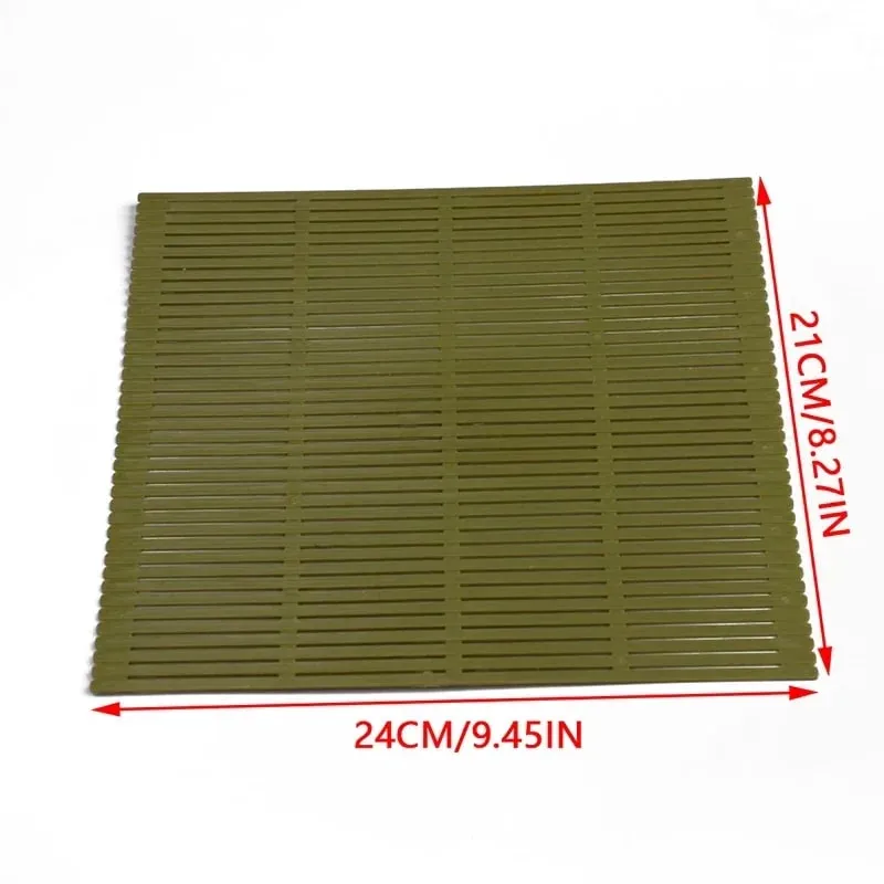 1PC Green Sushi Roller Curtain Commercial Cross-border Japanese Plastic Curtain Nori Rice Curtain Nori Plastic Sushi Roll Mold — image 2