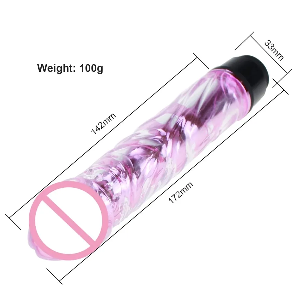Dildo Vagina Vibrator Powerful Jelly G-Spot Anal Vibrator Massager Clitoral Bullet Vibrator Female Adult Sex Toy — image 6