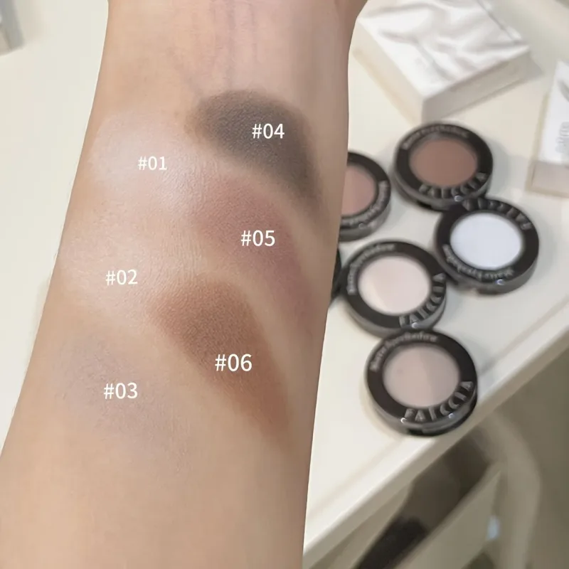 Single Matte Eyeshadow with Brush Low Saturation Color under Eye Highlighting Multi Use Makeup Ideal for Holiday Gifting — image 6