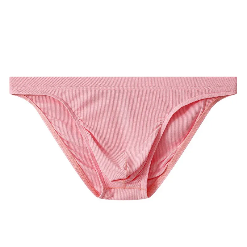 남자 리브 패브릭 팬티 팬티 남자 섹시한 속옷 통기성 낮은 허리 망 비키니 팬티 Cuecas 큰 주머니 Hombre Slips — image 8