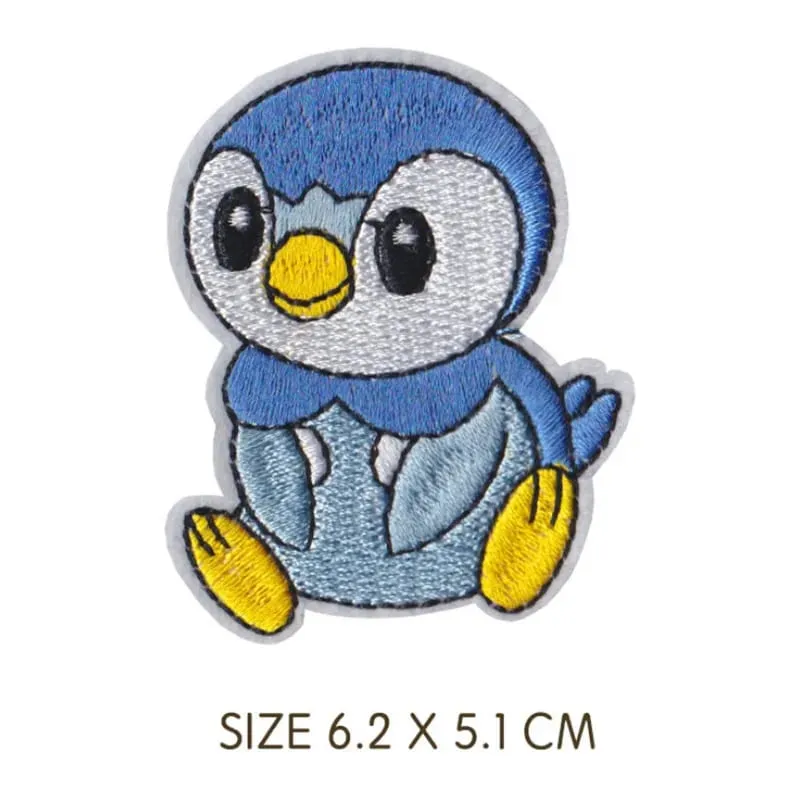 HOT 40 Style Snorlax Iron On Patch Embroidered Clothes Patches Cartoon for Clothing Kid Umbreon Cloth Stickers Garment Appliqués — image 16