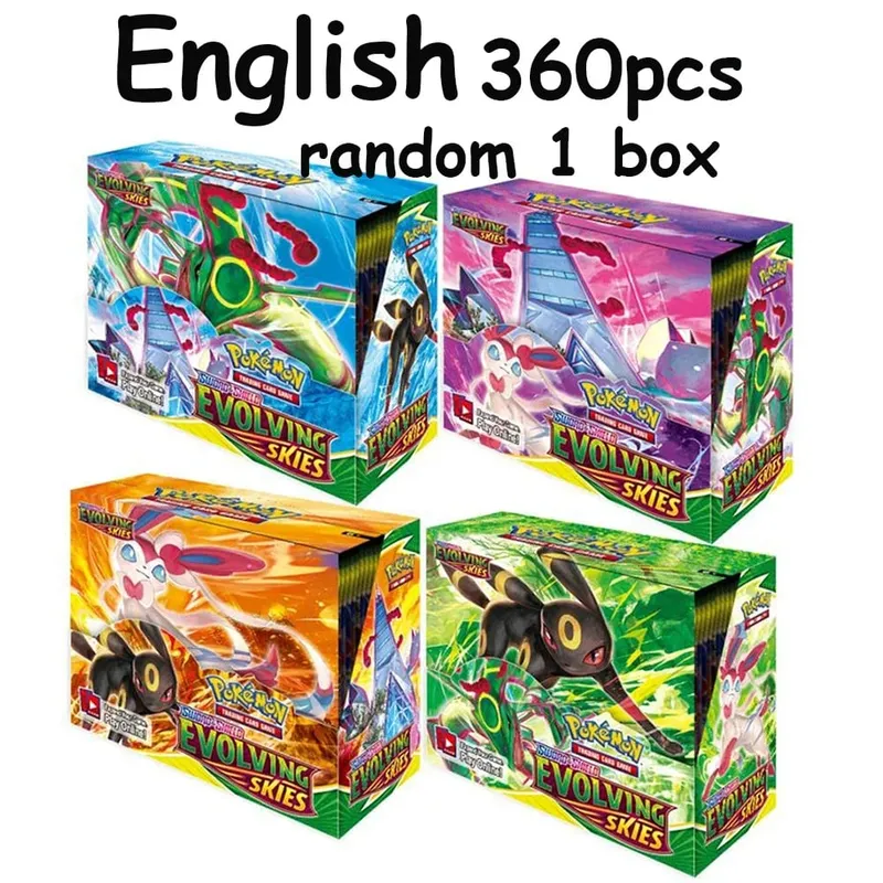 ★Newest 324Pcs Pokemon Cards Sun & Moon XY Evolutions Pokemon Booster Box Collectible Tradiner Card Game toy for children! — image 31
