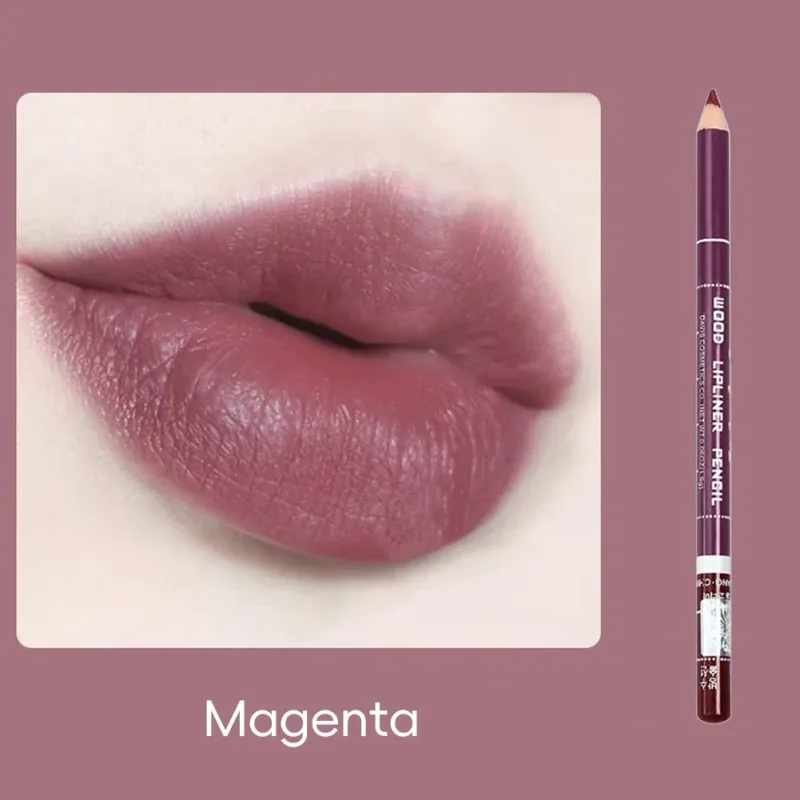 Waterproof Lip Liner Matte Nuede Red Long Lasting Makeup Pens Non-stick Cup Lipstick Women Party Makeup Lip Cosmetics — image 9