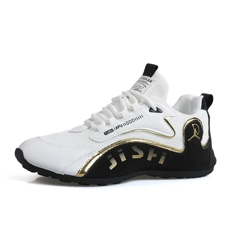 Outono novos sapatos masculinos de couro respirável sapatos de cor sólida na moda anti deslizamento sapatos à prova dwaterproof água viagem casual tênis zapatos — image 5