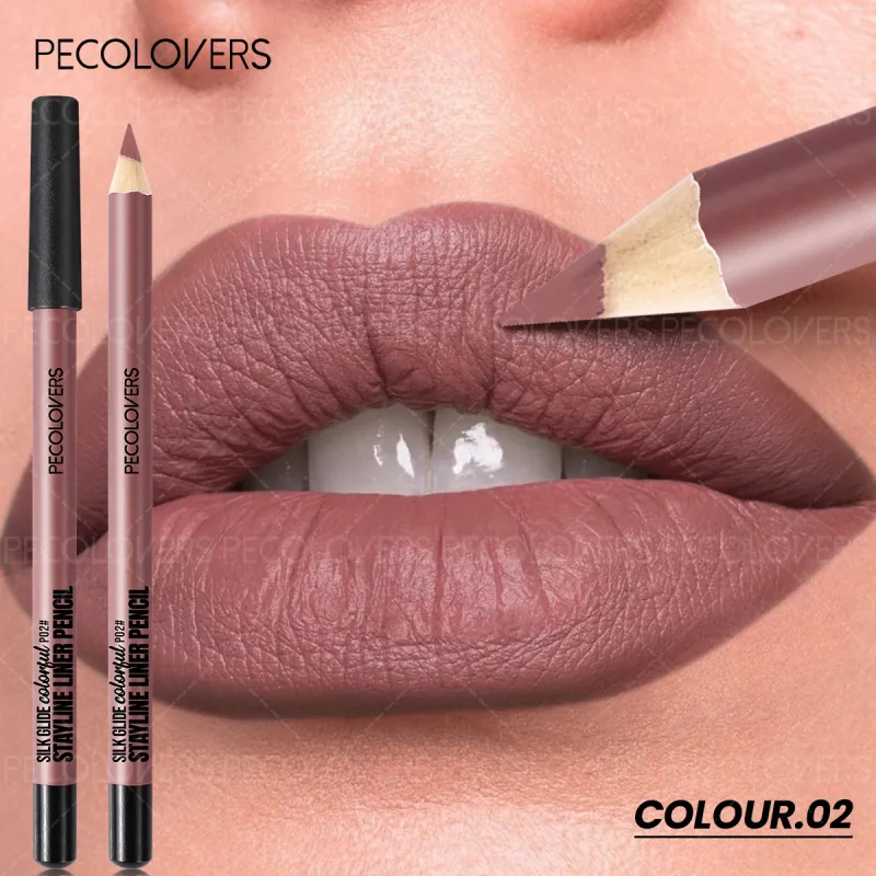 Matte Lipliner Second Back Lip Contour Plump and Charming Lips Non Drying Waterproof Lip Cosmetics Suitable for Beginners