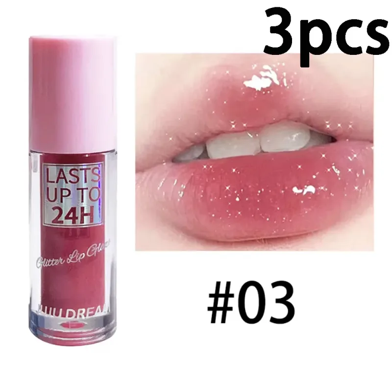 Flowing light Glitter Lip Glaze Long Lasting Lip Gloss Waterproof Liquid Lipstick Makeup Lip Oil Lip Tint Moisturizing — image 10