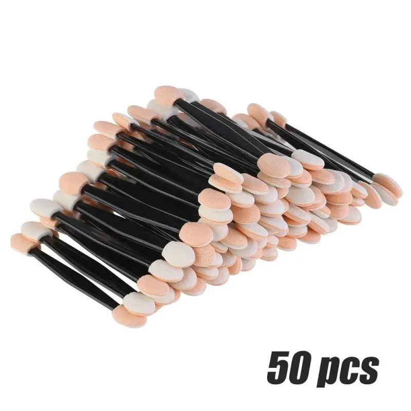 30/50pcs 대량 스폰지 아이 섀도우 브러쉬의 양면 아이 섀도우 애플리케이터 일회용 미니 메이크업 브러쉬 네일 파우더 브러쉬
