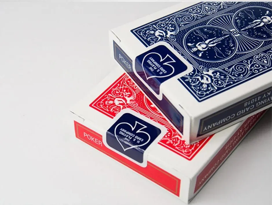 International Version Bicycle Rider Back Playing Cards Blue/Red Regular Standard Deck Card Games Card Magic Trick Magicians Prop