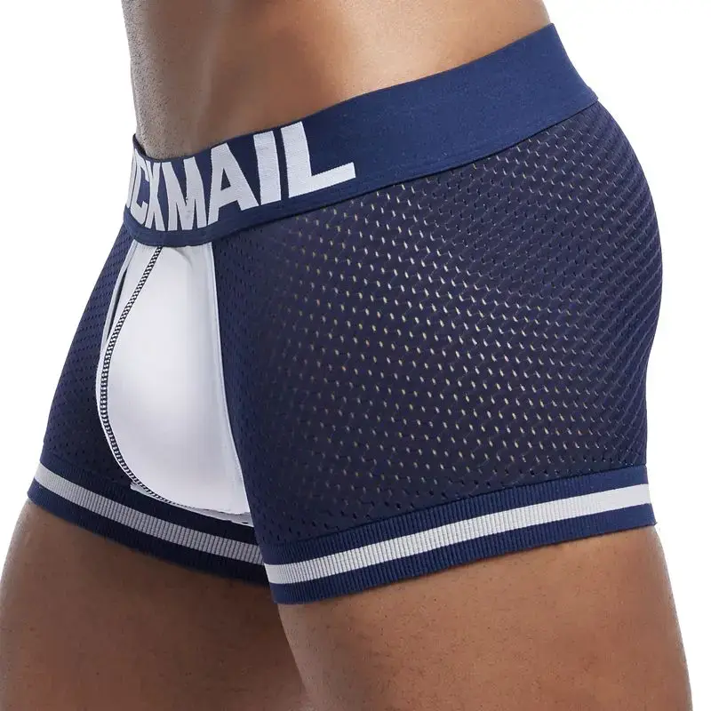 남자 팬티 Boxershorts 메쉬 나일론 남자 복서 남성 통기성 속옷 남자 팬티 복서 빠른 건조 스포츠 피트니스 — image 22