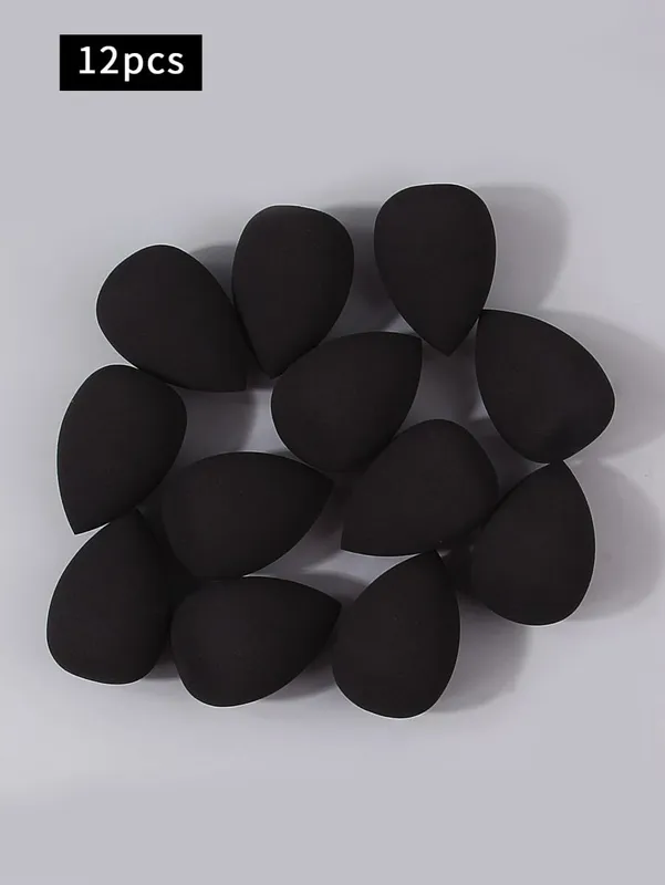 Multi-Specification Best-Selling Black Makeup Sponge Beauty Egg Set High Resilience and No Powder Sticking Facial Makeup Tools