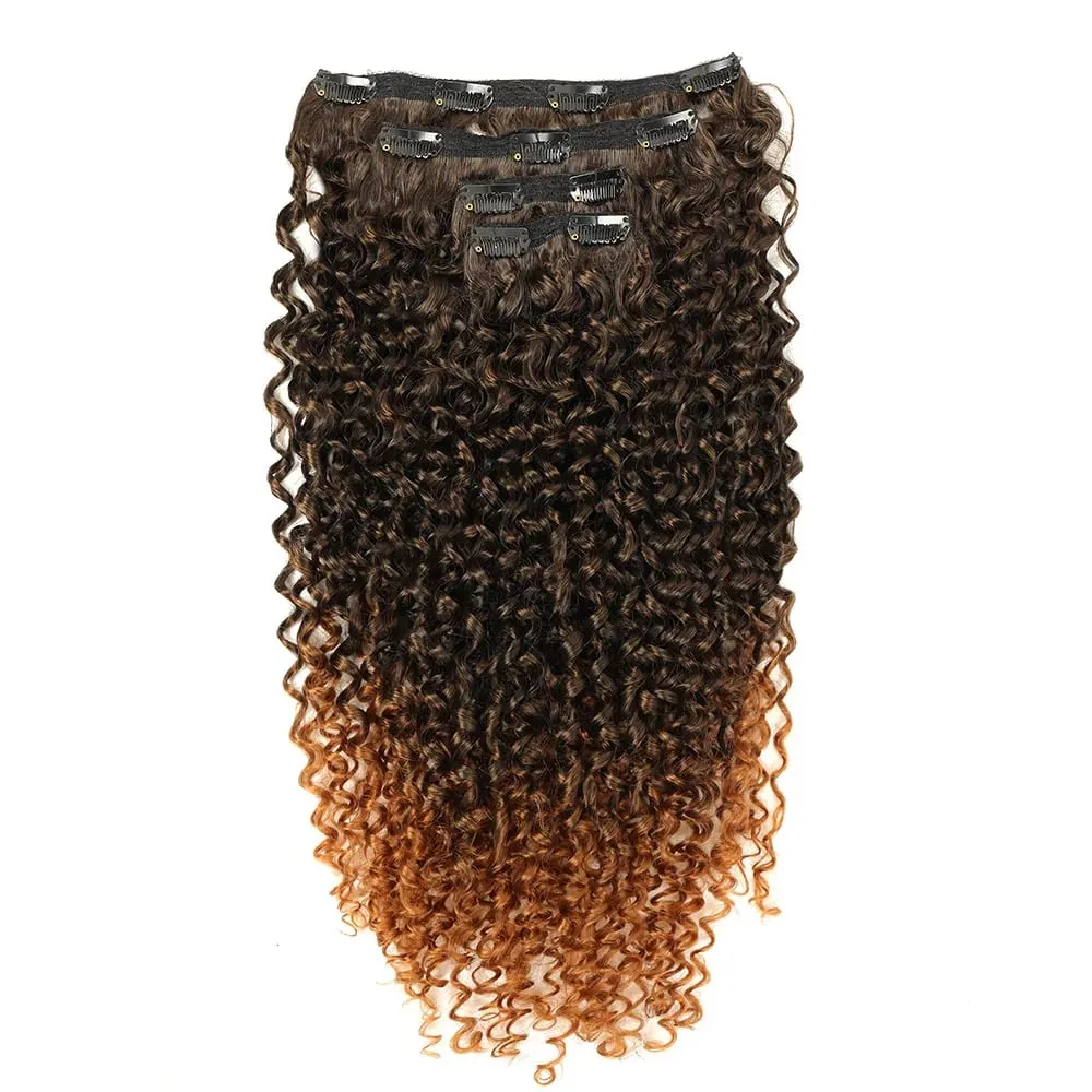 Synthetic Clip In Hair Extensions Kinky Curly Hair extensions for Women 26” Super Long Corn Wave Full Head Fake Hair Pieces