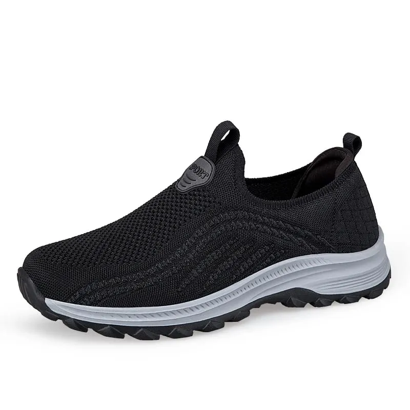 Plus big 49 50 51 52 Men's Elderly Slip-On Walking Shoes Breathable Mesh Non-Slip Casual Sneakers Lightweight Comfort Shoes