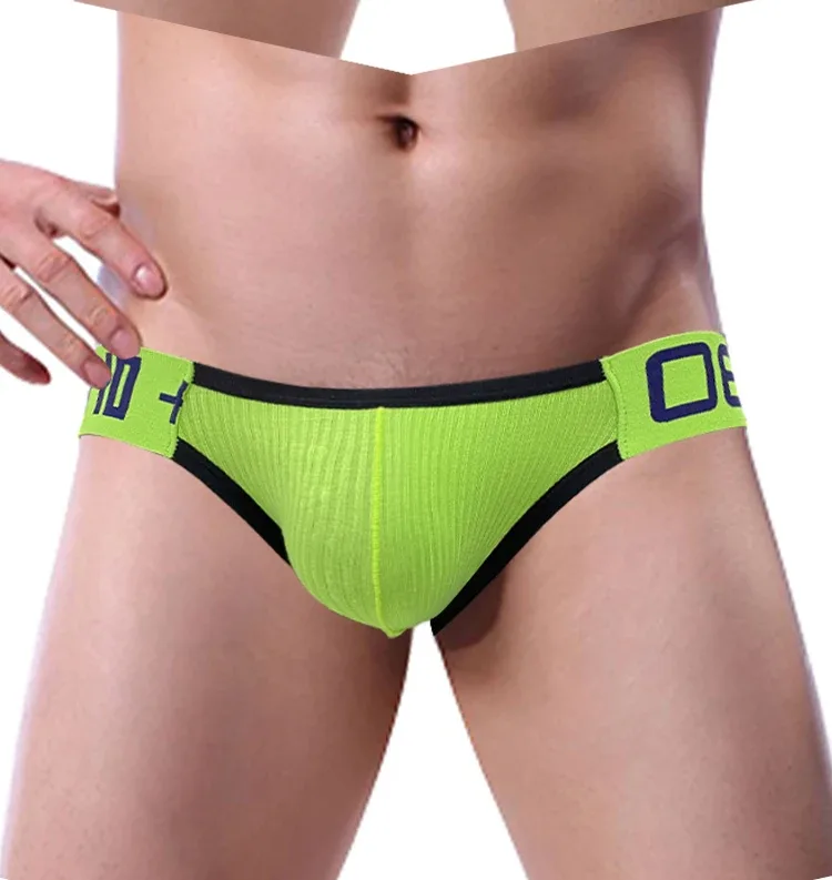 1Pc 0850 Cross Strap Men's thong Threaded Cotton Sexy Butt Lifting Four Ding Gay Back Empty Sexy Sexy Free Pants — image 12