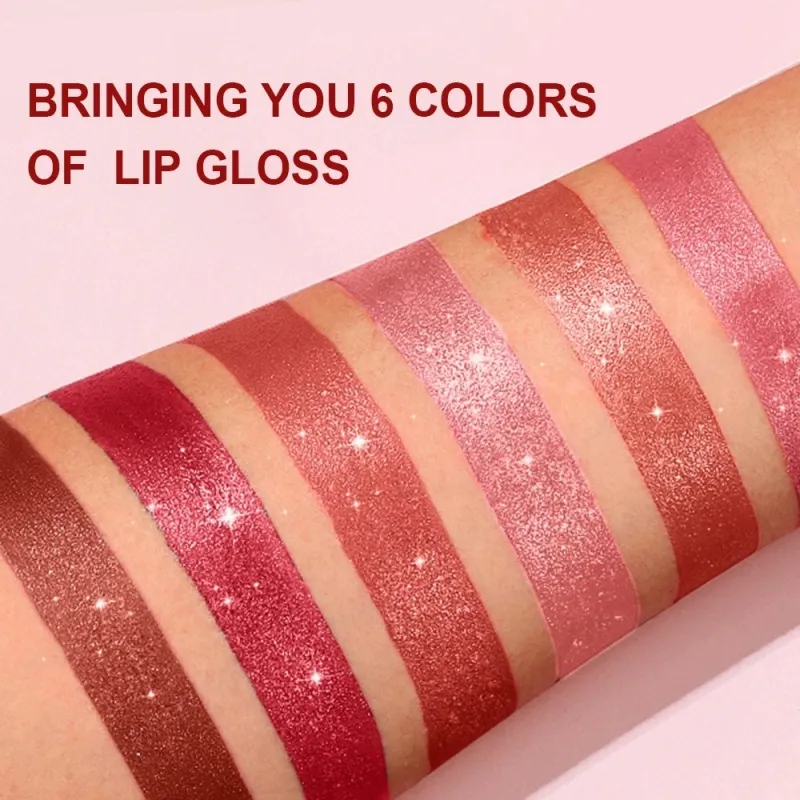 Metallic Velvet Lipstick Diamond Sparkle Pearlescent Fine Shimmer Waterproof Non Stick Cup Lip Makeup — image 3