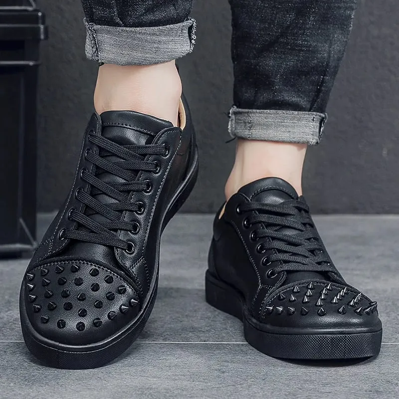 Comfortable Breathable Studded Sneakers for Men Women Casual Sports Shoes Fashion Lightweight Walking Shoes — image 5
