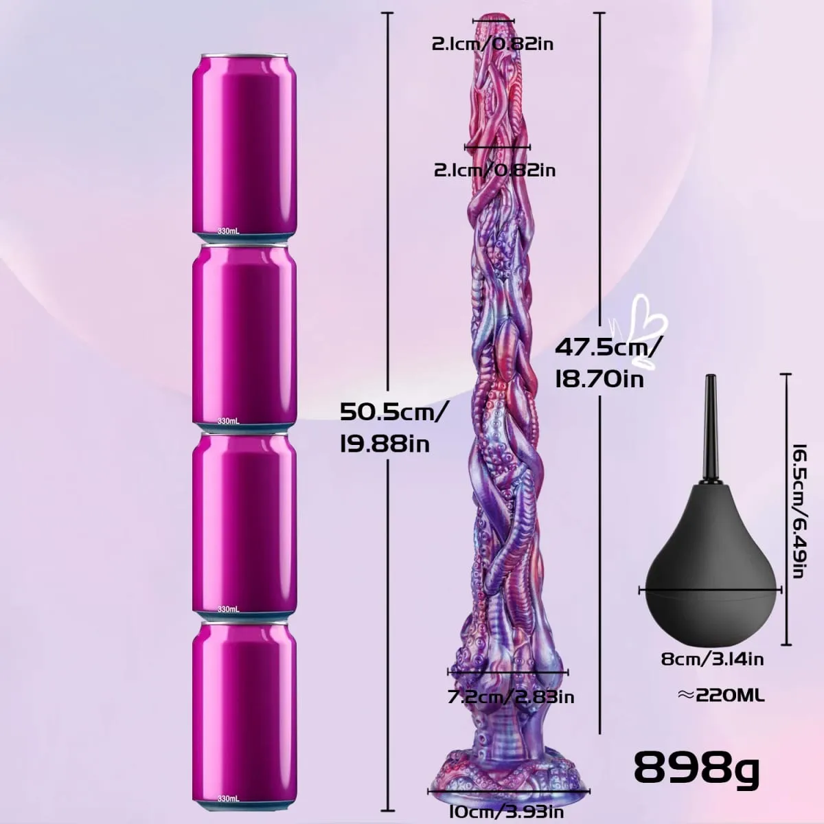 Gode d'éjaculation de tentacules de poulpe Extra-Long monstre Dick Plug Anal éjacule pénis Buttplug jouets sexuels pour adultes pour hommes femmes BDSM — image 4