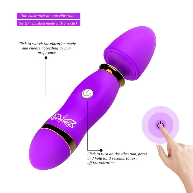 12-speed Vibrator Vibrator G-Spot Vibration Dildo Erotic Clitoral Stimulation Breast Massager Anal Plug Adult Sex Toys For Women — image 4