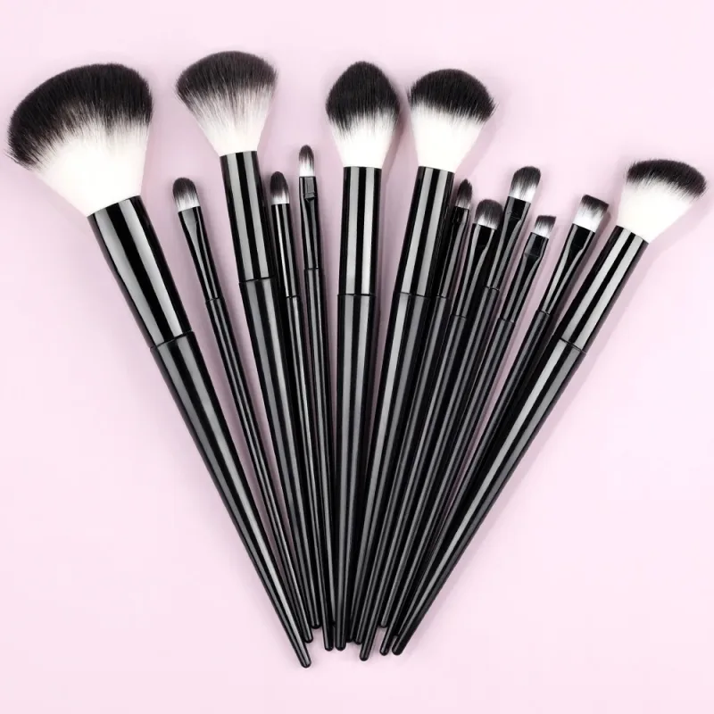 13PCS Makeup Brushes Set Eyeshadow Foundation Highlighter Blush Concealer Female Soft Beauty Tool Puff Beauty Sponges Thumb Puff — image 10