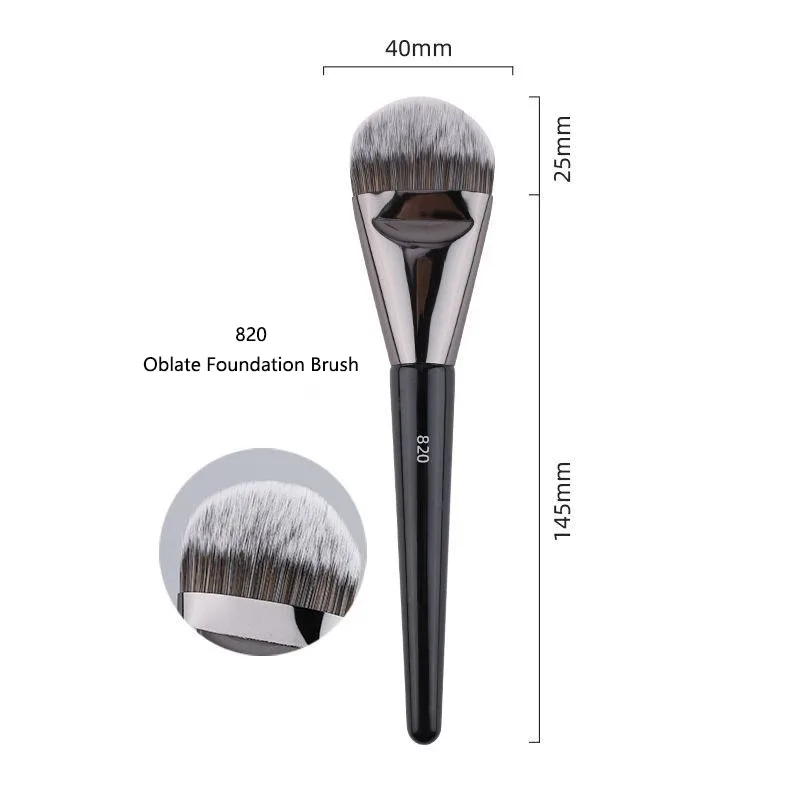 1pc Pro Makeup Brushes Foundation Powder Fan Make Up Brush Contour 3D stippling Eyeshadow Concealer Angled Eye Brow Shadow tools — image 8