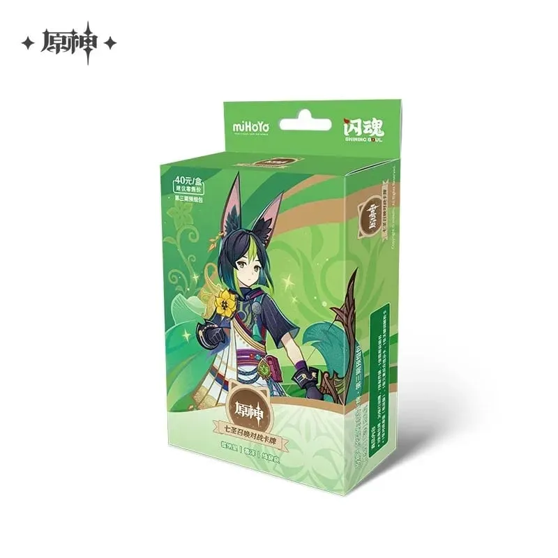 Original Genshin Impact Card Genius Invokation TCG Battle Card Hu Tao Raiden Shogun Anime Character Collection Card Kid Toy Gift — image 22