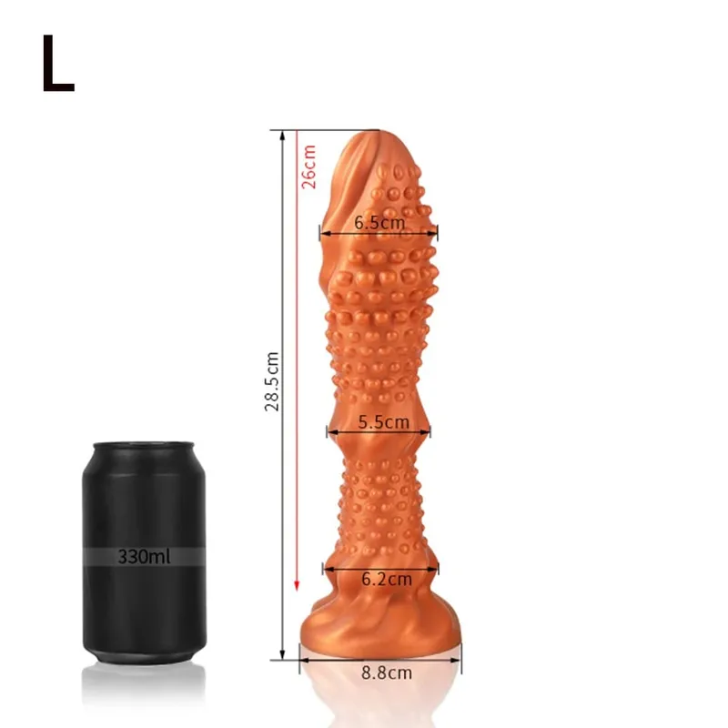 Wolf Tooth Stick Huge Long Anal Plug Big Dildo Butt Plug Anus Expansion Stimulator Prostate Massage Anal Sex Toys for Woman Men