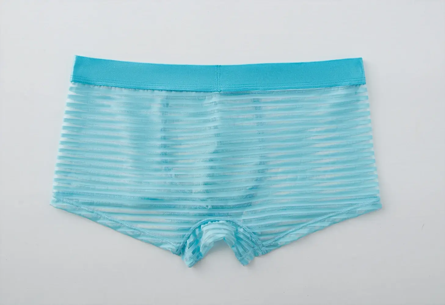 Sexy Men Underwear Boxer Shorts Transparent Mesh Underpants Trunks Men Panties Low Waist Nylon Breathable Quick Drying — image 22