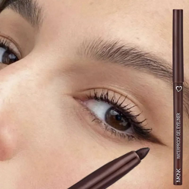 Brown Eyeliner Pencil Waterproof Long-lasting Blue Black Brown Easy Wearing Eyeliner Pen — image 2