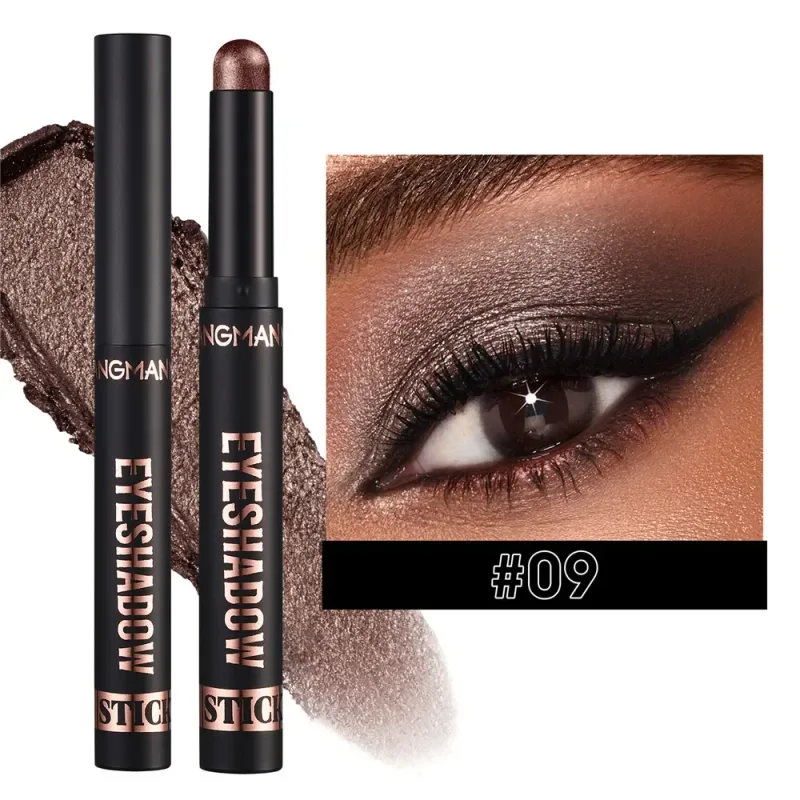 1PC Waterproof Pearlescent Eyeshadow Pencil Stick 8 Colors Lasting Glitter Shimmer Eye Shadow Highlighter Pen Eyes Makeup Tools — image 8