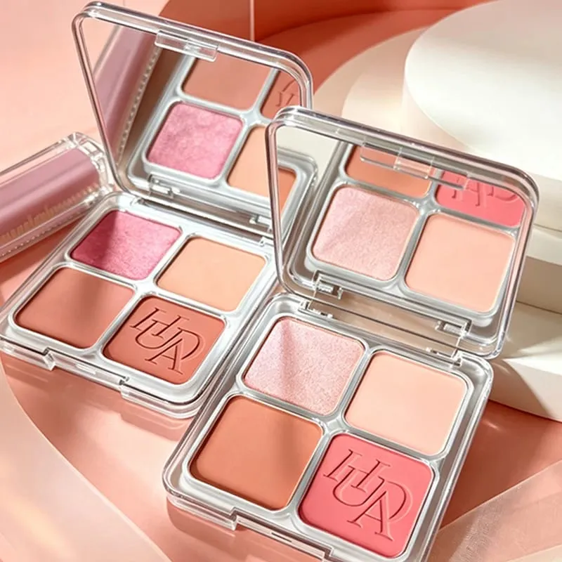 Popular Lip Gloss Is Smooth and Easy To Apply Matte Non Stick Cup Powder Is Fine and Long-lasting Makeup 4 Color Blusher Product — image 6