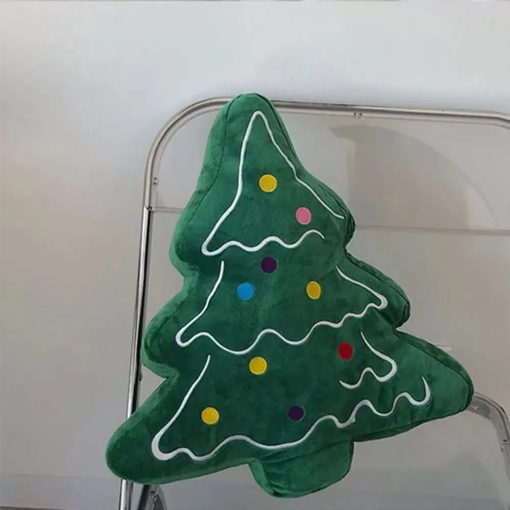 Soft Christmas Tree Sofa Cushion Comfortable Skin-friendly Christmas Day Decorative Pillow 3D Shaped Ornaments — image 9