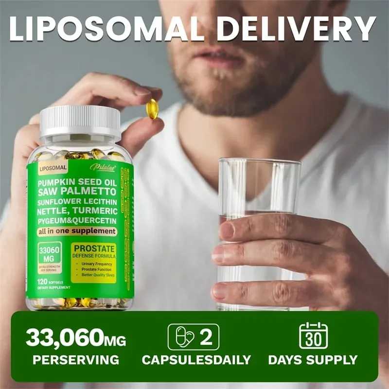 Prostate Support for Adult Men - Reduce Toilet Trips Improve Sleep Bladder Control Relieve Hair Loss Promote Hair Growth — image 5