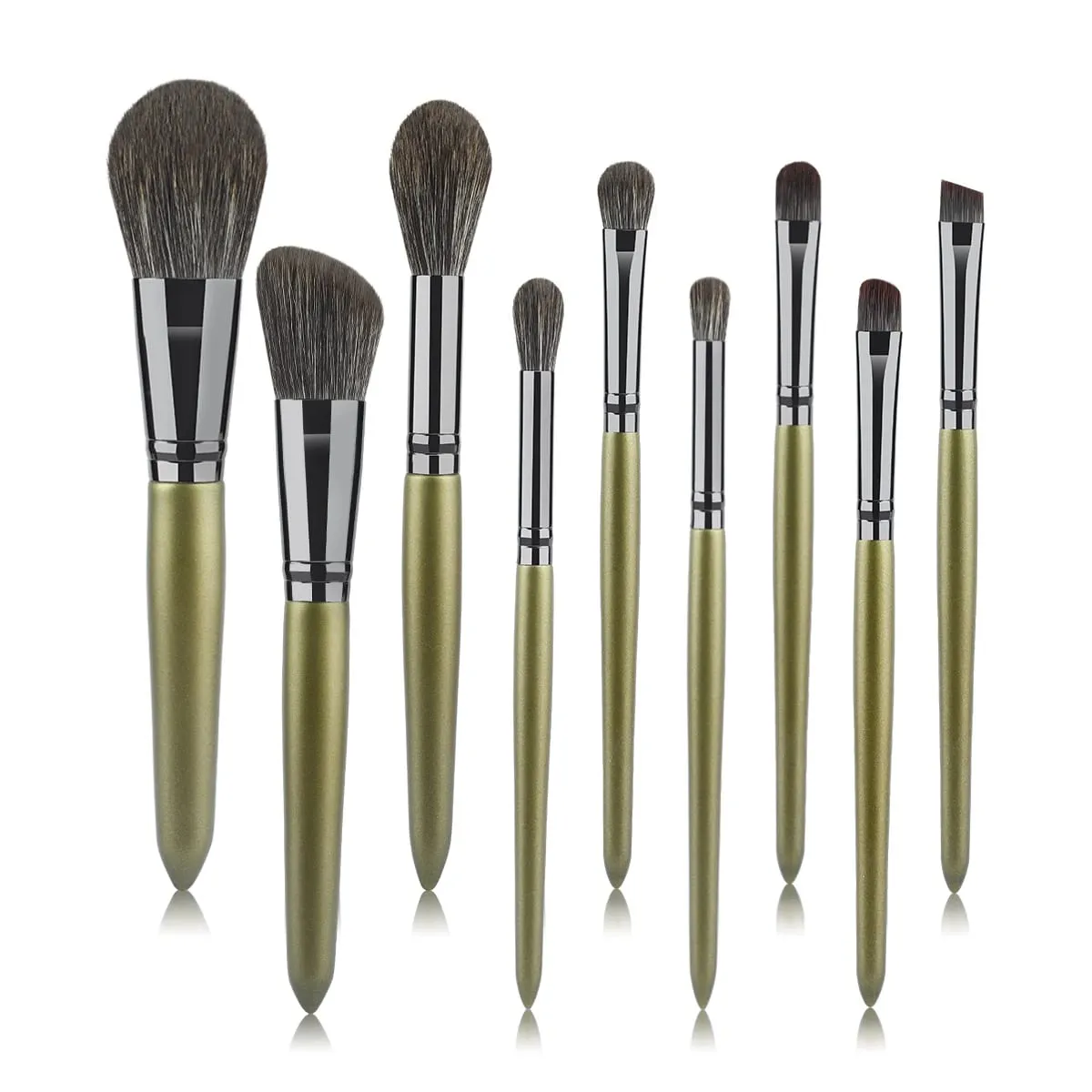 9PCS Makeup Brushes Set Eye Shadow Foundation Powder Contour Makeup Brush Cosmetic Beauty Tool Kit Free Shipping — image 6