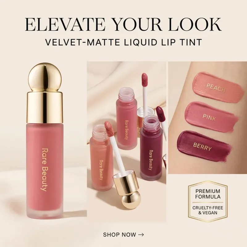 Rare Beauty Soft Pinch Liquid Blush Silky and Glide On Smoothly Long Lasting Plump Makeup Mistake-proof Seamless Encourage Lucky — image 4