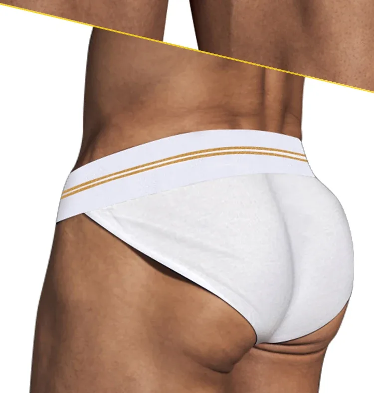 Slip da uomo senza cuciture con design all'anca, intimo da uomo, pantaloni corti da ragazzo, super larghi, larghi 5 cm, con fascia elastica indipendente — image 19