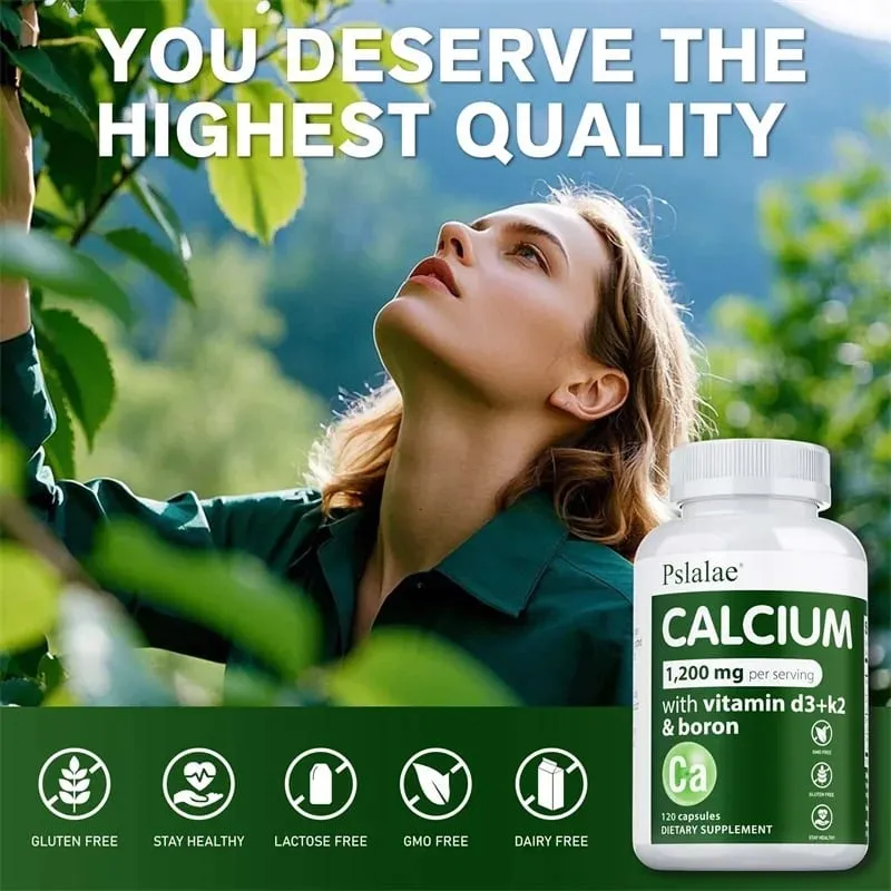 Calcium 1 200 Mg with Vitamin D3 for Women & Men - Improves Absorption Supports Bone Immune and Heart HealthSupplements — image 4