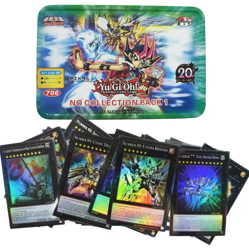 Yu Gi Oh Cards RYO BAKURA PACK Card English Holographic Golden White Dragon Duel Game Collection Card with Tin Box — image 5