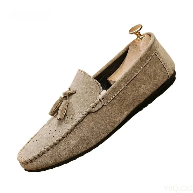 Men's Casual leather Shoes Soft soled driving lazy Loafers Versatile trendy flats Fashion lightweight Male shoes Zapatos ladies — image 6