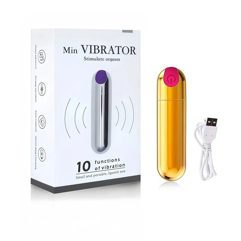 Penggetar G Spot Kuat untuk Wanita Stimulator Klitoris Peluru Mini Pemijat Vagina Sumbat Anal Mainan Seks Masturbasi Telur Bergetar — image 6
