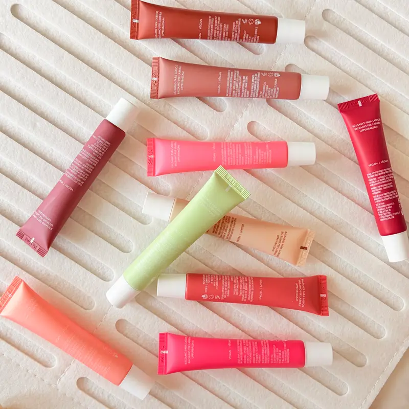 Summer Limited Rho Vanilla Beige LipBalm Moisturizing Transparent Lipstick Set Smooth Soft Tube Mirror Lip Gloss Lip Blum Makeup — image 1