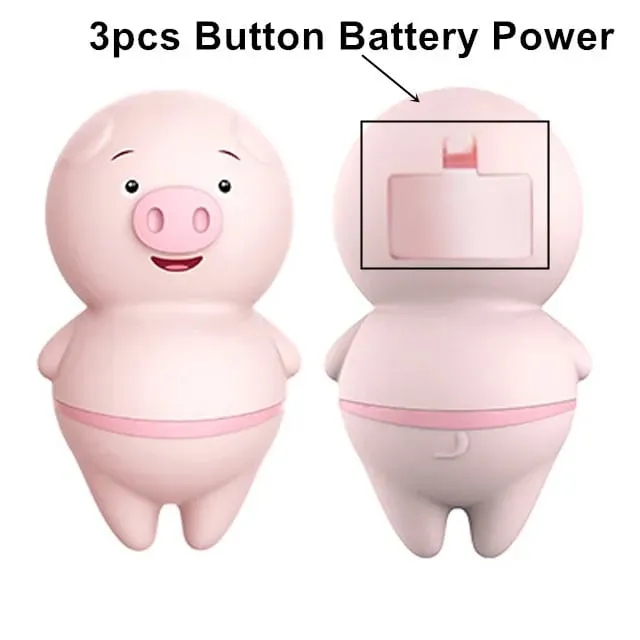 หมูสีชมพูลิ้นเลียเครื่องสั่น Anal Clitoris หัวนมนวด G-Spot ผลิตภัณฑ์สำหรับผู้ใหญ่เพศเร้าอารมณ์เครื่อง 6/2 โหมดของเล่นเพศหญิง