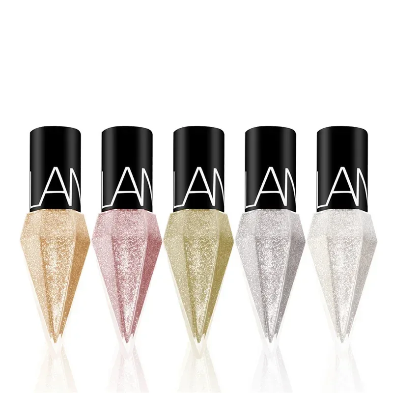 5pc/set Professional Shiny Eye Liners Cosmetics for Women Pigment Silver Rose Gold Color Liquid Glitter Eyeliner Beauty Makeup — image 6