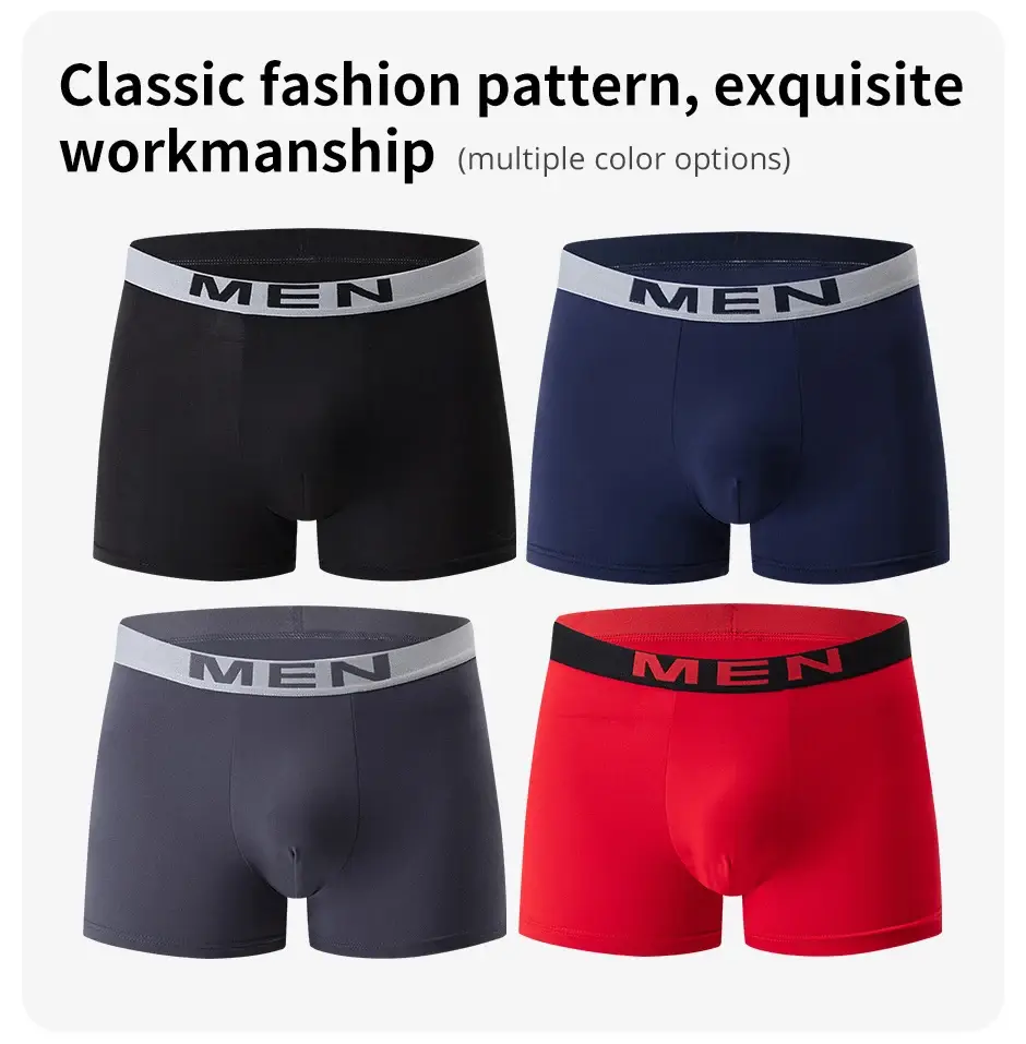 4/5/10 pièces hommes à la mode imprimé multicolore combinaison sous-vêtements Shorts jeunesse décontracté sous-vêtements de sport Boxer Shorts maison Pan — image 4
