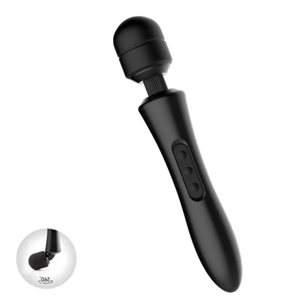 20 Modes Frequency 8 Speeds Body Vibrator Powerful magic wand AV massage sex products USB rechargeable Sex Toys for women ST090 — image 1