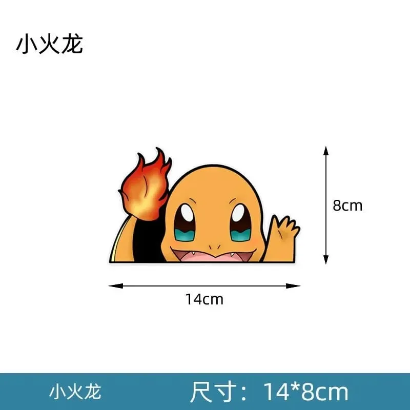 20 Arten Pokemon-Autoaufkleber, Anime-Figur, Pikachu, Gengar, Eevee, Charmander, niedliche Cartoon-Puppe, kreative Aufkleber, Geburtstagsgeschenke — image 10