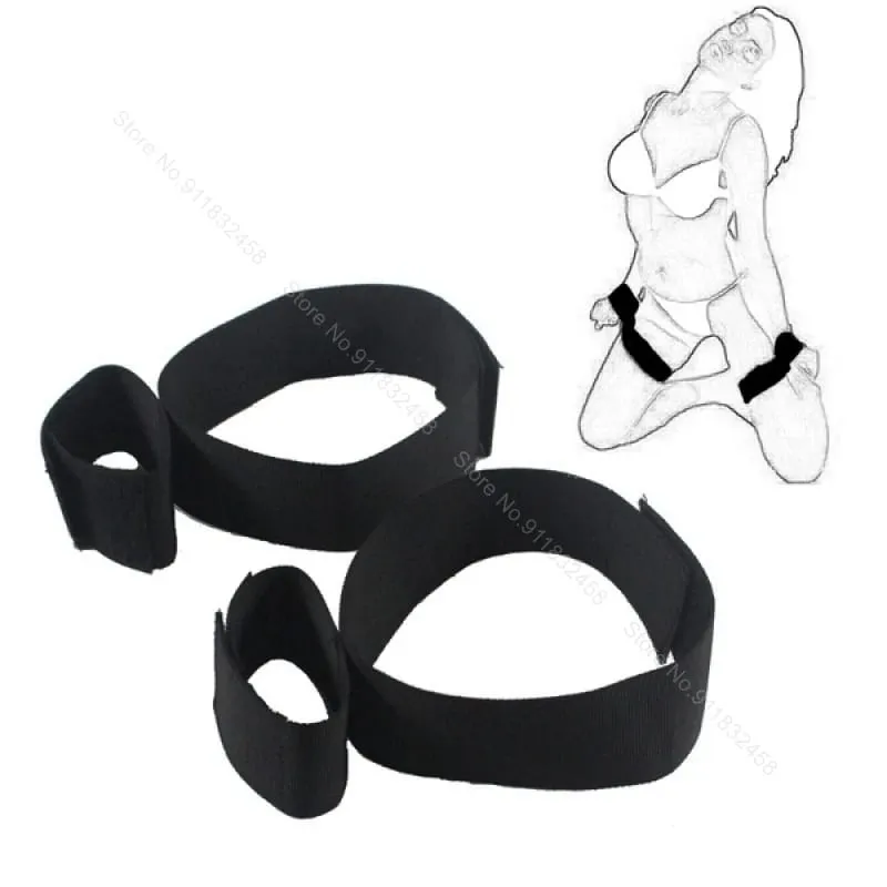Adult Couples Erotic BDSM Bondage Restraints Slave Wrists & Ankle Cuffs No Vibrator Sex Toys For Women Men Accessories Sex Shop — image 2