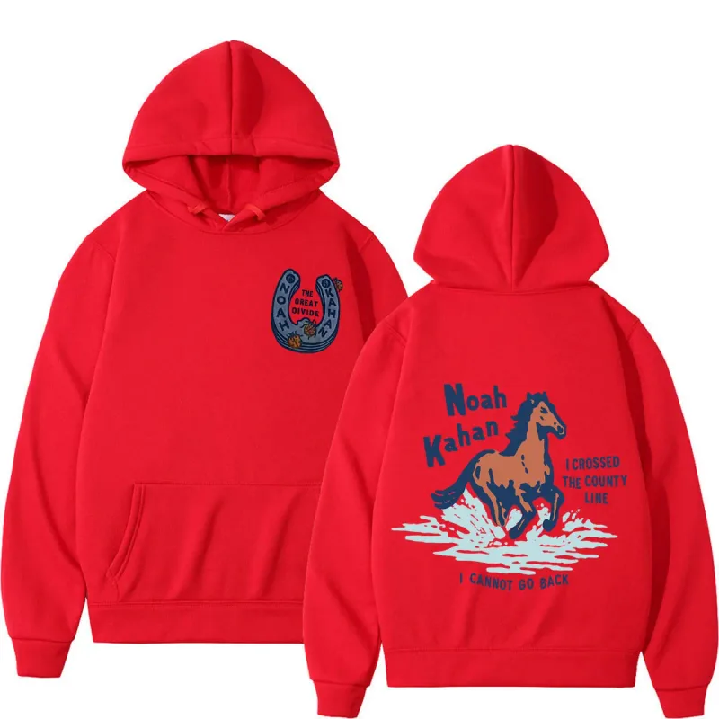 Noah Kahan The Great Divide Tour 2026 กราฟิกHoodiesผู้ชายผู้หญิงเสื้อผ้าแฟชั่นPullover Casualขนาดใหญ่เสื้อฤดูหนาว