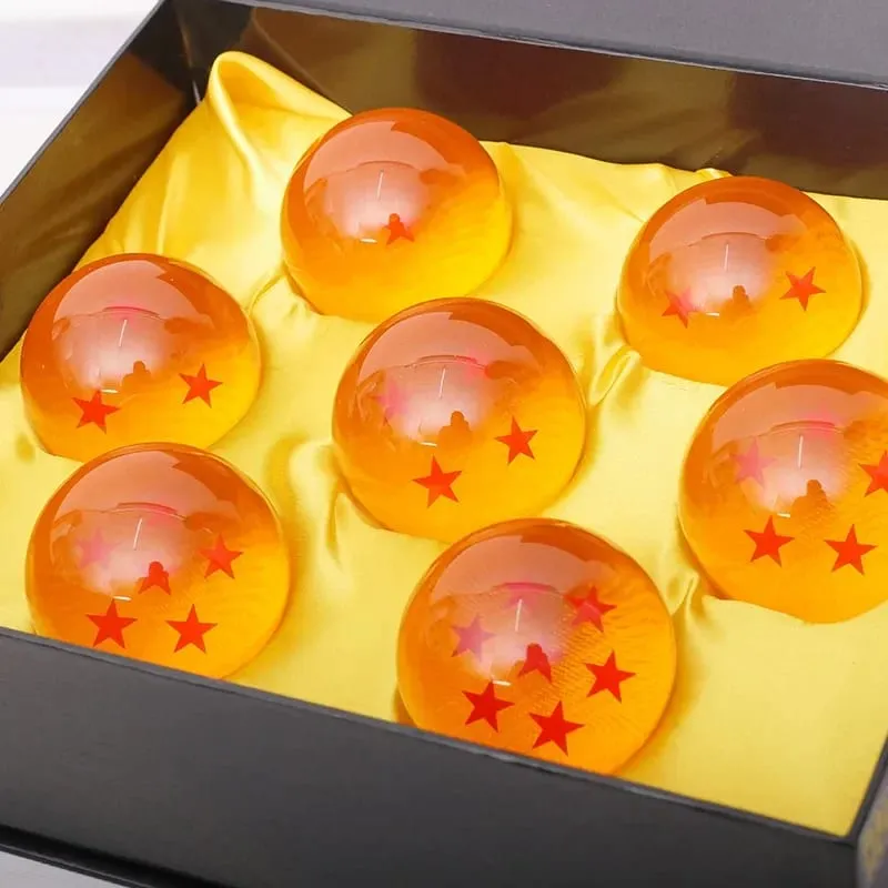 Dragon Ball 7pcs/set 1:1 Crystal ball 3.5cm Action Figure Toys Summon Shenron Wishing Balls Collection Model Gift — image 2