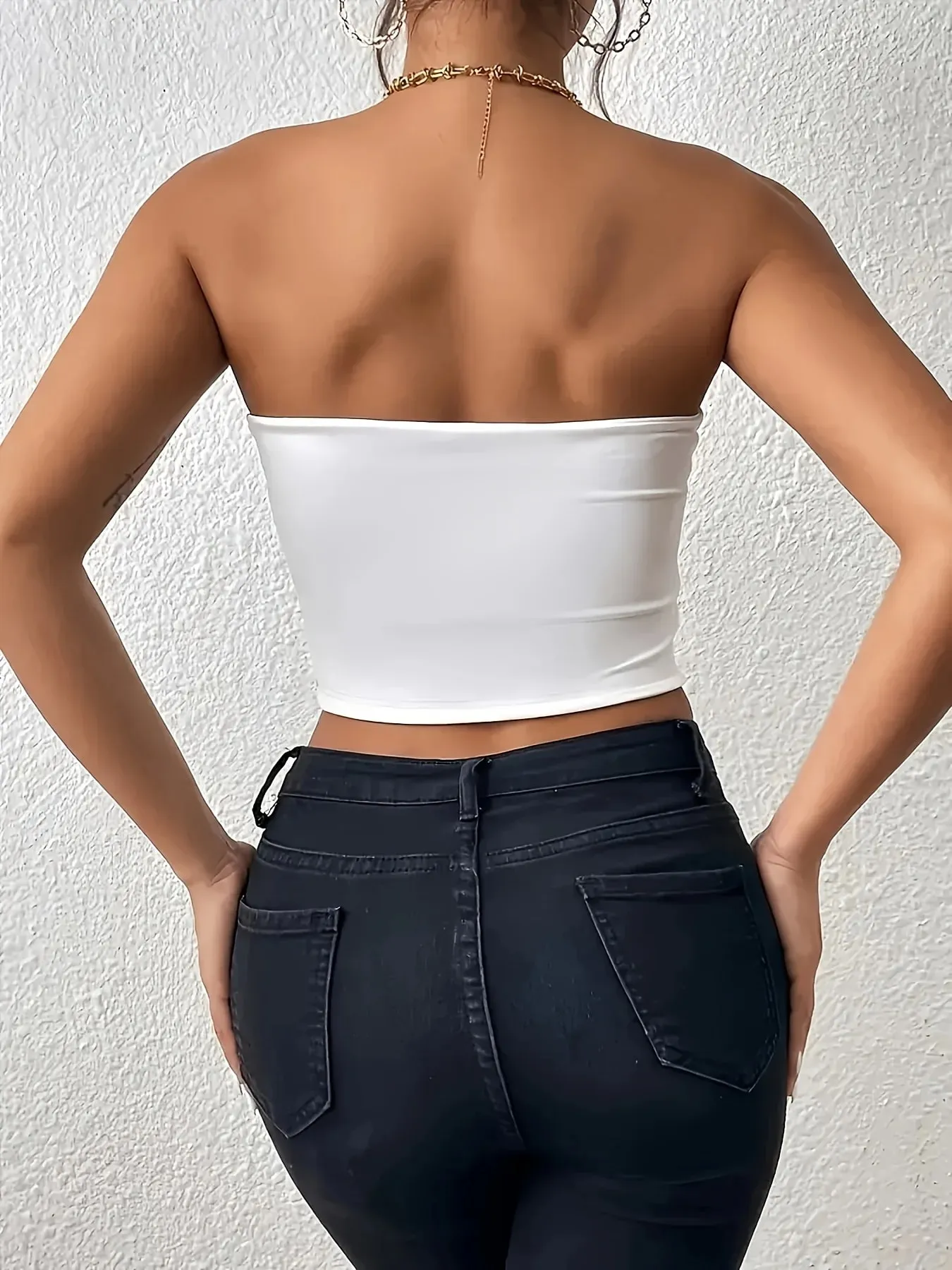 American Sweet Cool Style EGY KIS DRÁMAtikus, betűvel nyomtatott cső felső, alkalmi Y2K női 90-es évekbeli ruhák ing — image 3