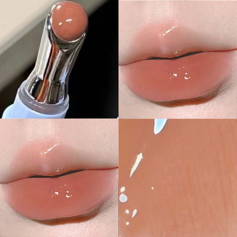 Mirror Watery Essence Lip Gloss Long-Lasting Non-sticky Plumping Liquid Lipstick Jelly Lip Glaze Makeup Moisturizing Lips Tint